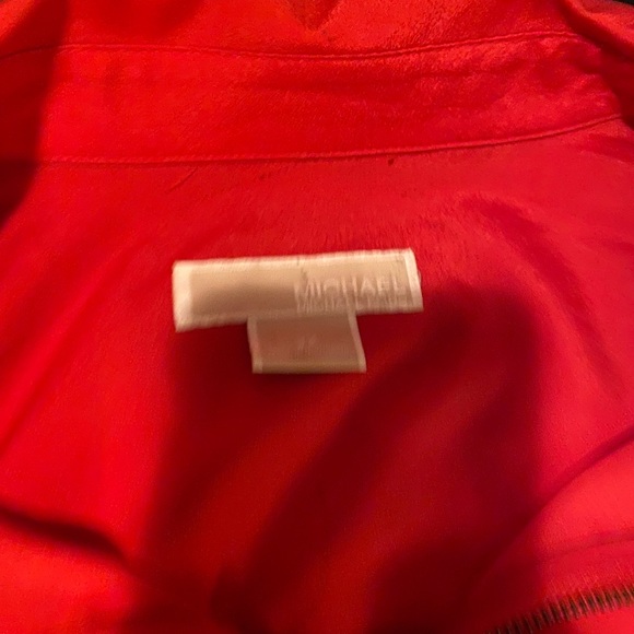 Michael Kohrs 2X reddish orange top worn once - Picture 2 of 3